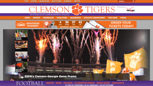 Clemson University Football Website