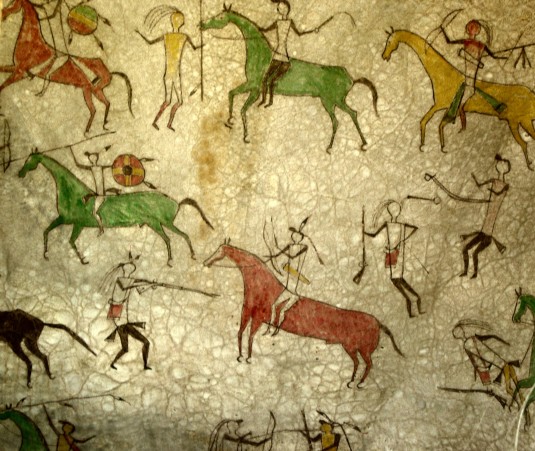 Cave wall painting